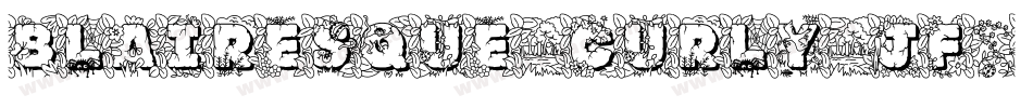 Blairesque Curly JF字体转换